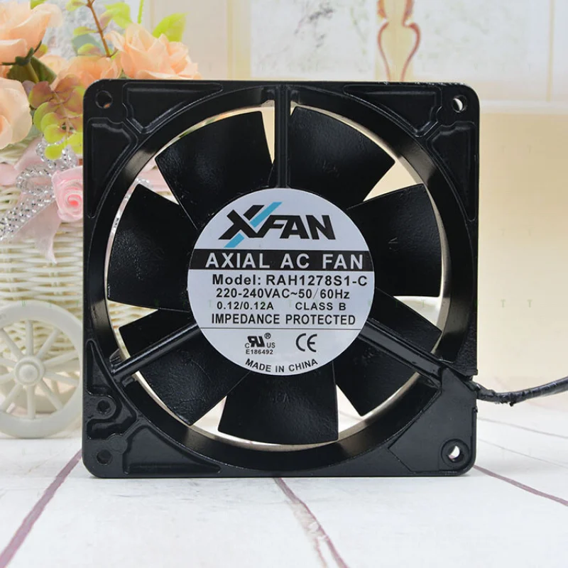 

H for XINRUILIAN 12738 RAH1278S1 220V 0.12A High temperature resistant all metal fan