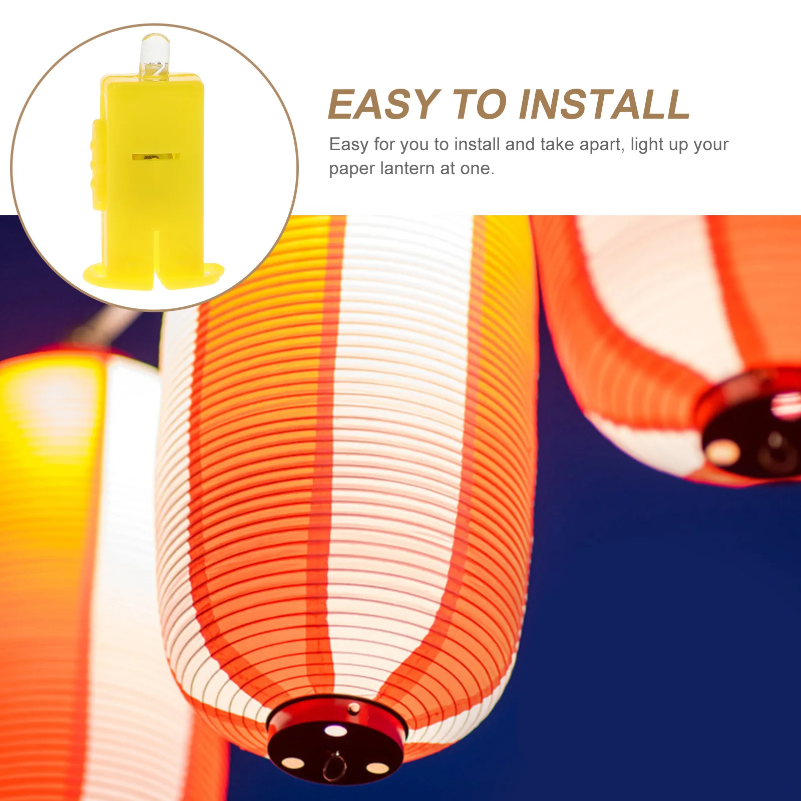 

12Pcs LED Paper Wicks Electronic Lantern Light Compact Portable for Festival Party Wedding Birthday Halloween Decoration