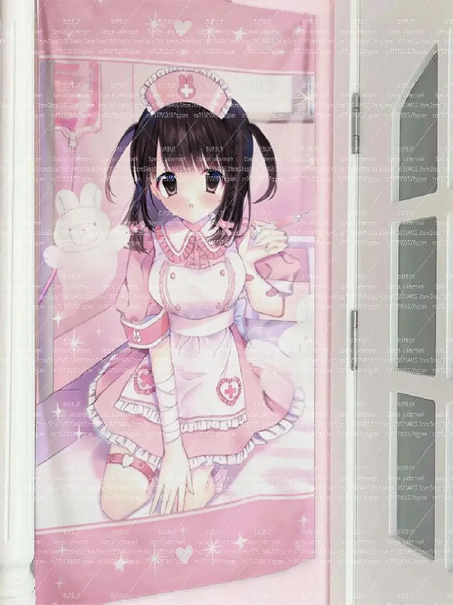 pc Cute D Girl Background Cloth INS Style Bedroom Bedside Hanging Wall Decor for Dormitory Room Decoration
