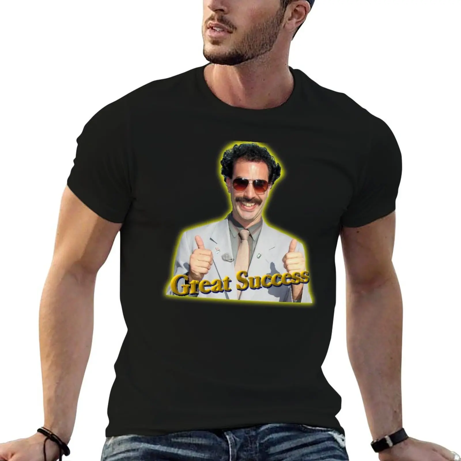 

Borat Great Success sticker T-Shirt t shirt man luxury anime t shirts for man t shirts for man graphic tees T-Shirt