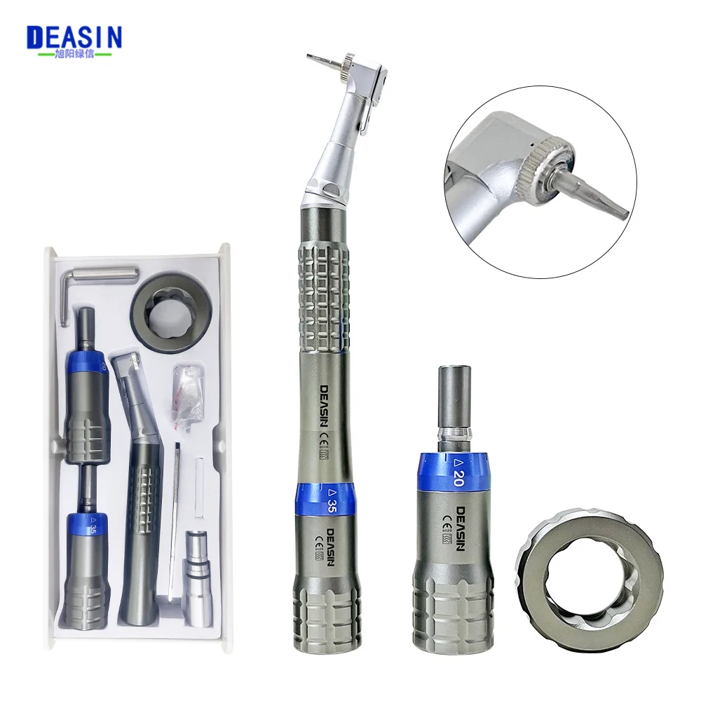 

Deasin High Quality Dental Implant Torque Contra Angle Handpiece Torque Wrench Type 20N/35N Dentist Tools Implant Lab Instrument