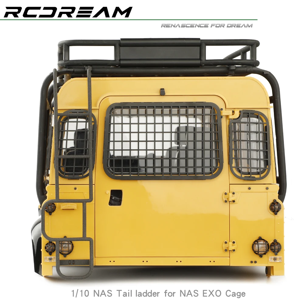 RCDream 1-10 1/10 Scale NAS Tail Ladder for RD110 RD90 RD130 1/10 NAS EXO Cage Upgrade Option Parts #D1A7-1