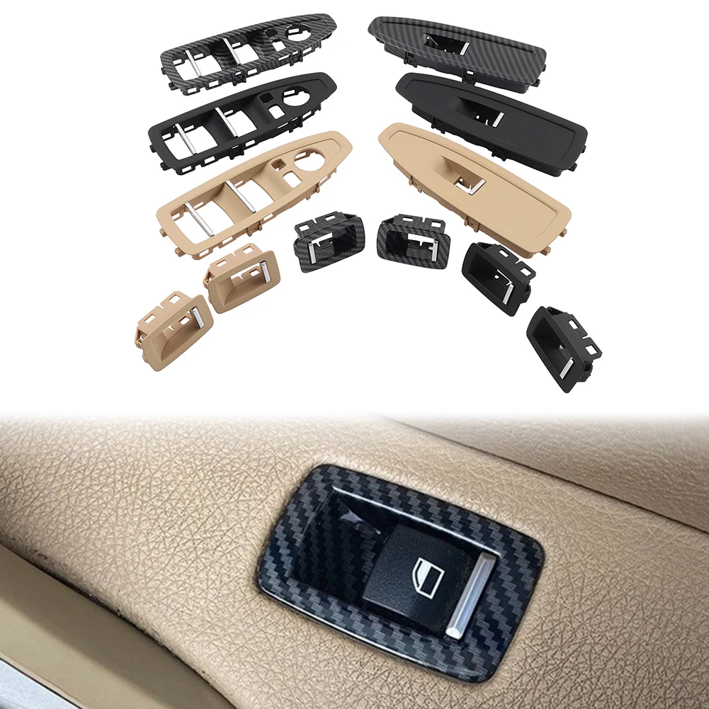 4Pcs/Set Car Interior Door Window Control Button Switch Panel Cover Decor For BMW 1 3 4 Series F20 F30 F31 F34 F36