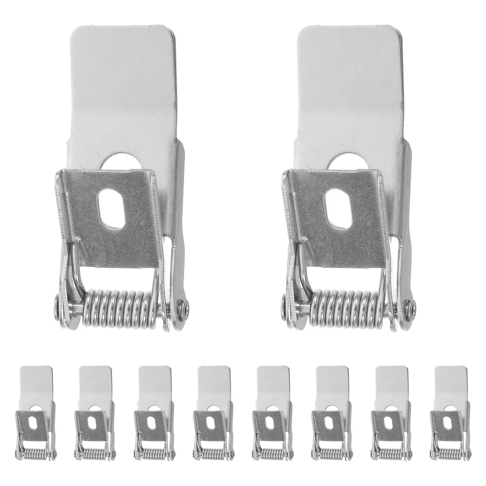 10Pcs Metal Spring Clips Downlight Clamps Recessed Lighting Fixtures Secure Hold Durable Material Versatile Use