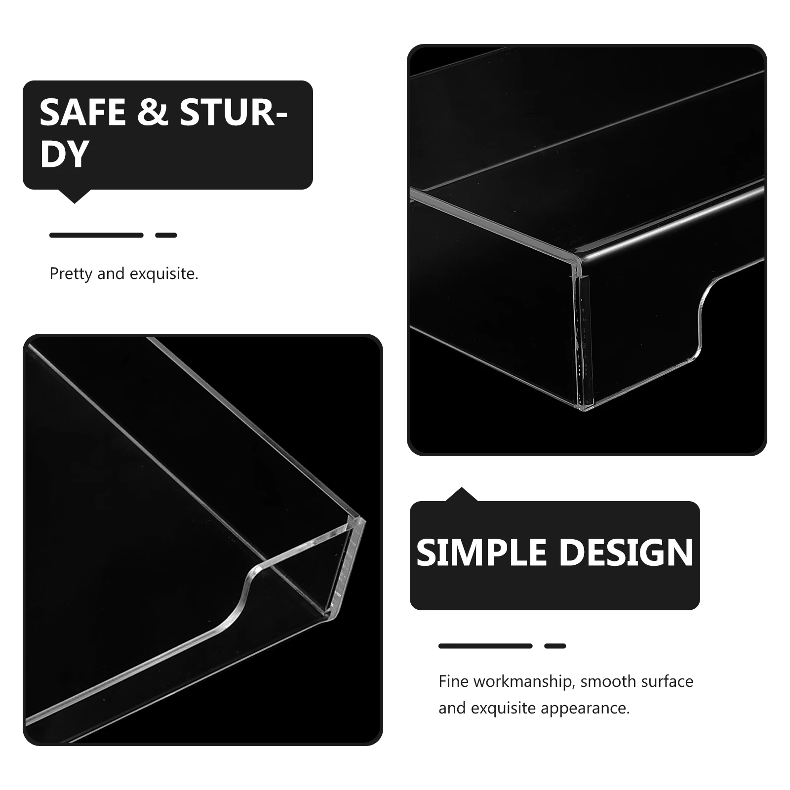 

Premium Acrylic Cover Dust Proof Water Resistant Protective Case For Laptop Desktop Household Keyboard Case Keyboard Dust Cover