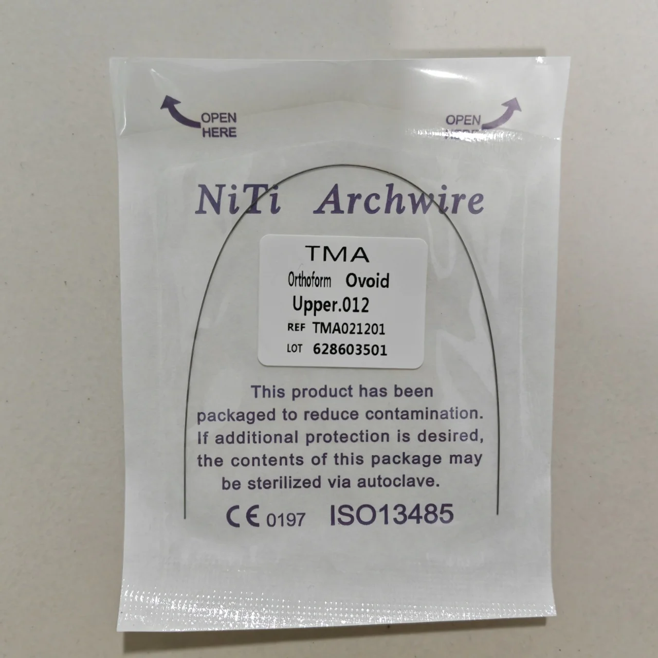 

1Pack 1Pc Dental Orthodontic TMA Ti-Mo Archwire Round/Rectangular Ovoid Form Dentist