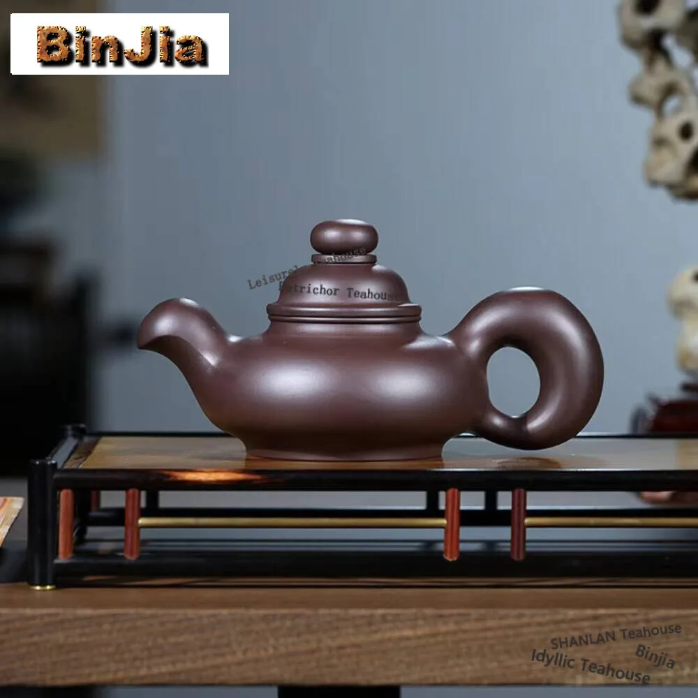 

Чайники из сиреневой глины в ретро-стиле, 300 мл