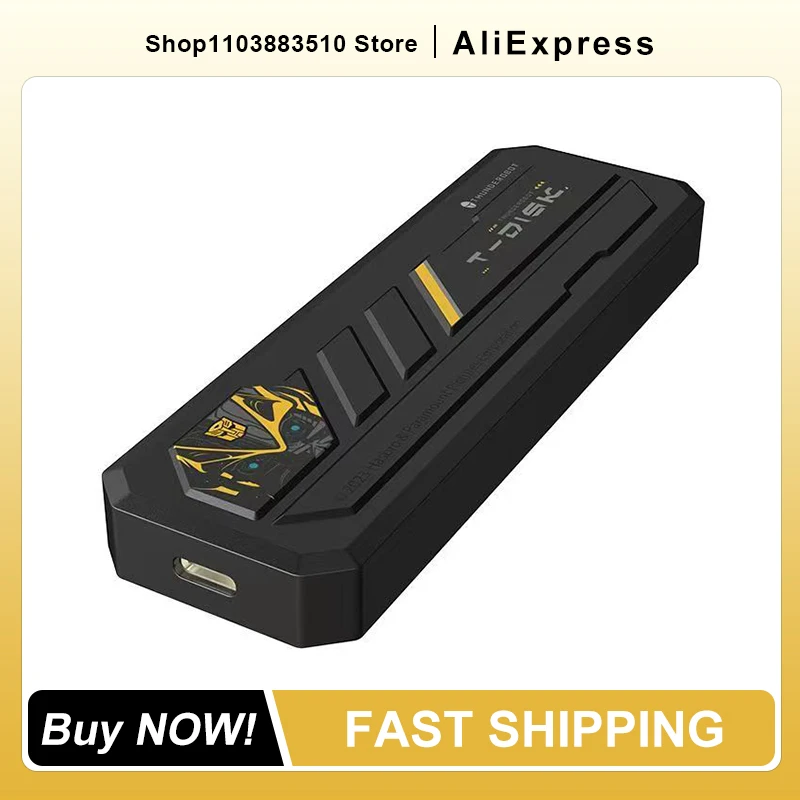 THUNDEROBOT M.2 NVME Enclosure USB3.1 Gen2 Type C 10Gbps NVME SSD Enclosure for 2230/2242/2260/2280 SSD M/B+M Key External Case