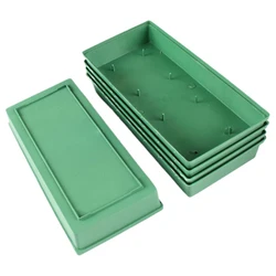 1PC Flower Foam Tray Flower Arrangement Decorative Vase Floral Bowl Container Flower Mud Fixing Plate Wedding Aisle Flower Party