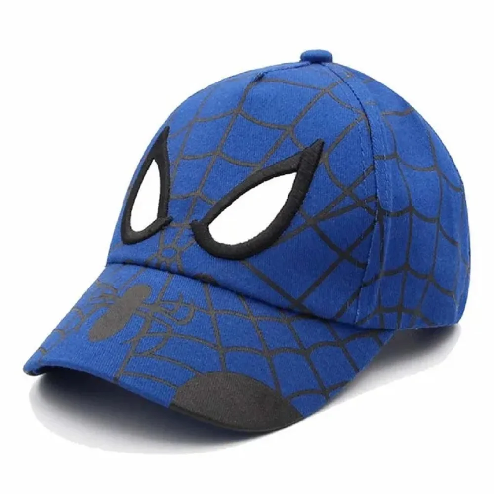 Disney Spiderman Baseball Cap For Boys Girls Baby Baseball Caps Cartoon Cotton Summer Breathable Sun Hat Children Hip Hop Hats