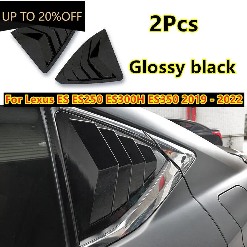 

АБС-пластик, глянцевая черная накладка на боковое окно, жалюзи, панель, накладка для Lexus ES250 300h ES350 2019 2020 2021 2022