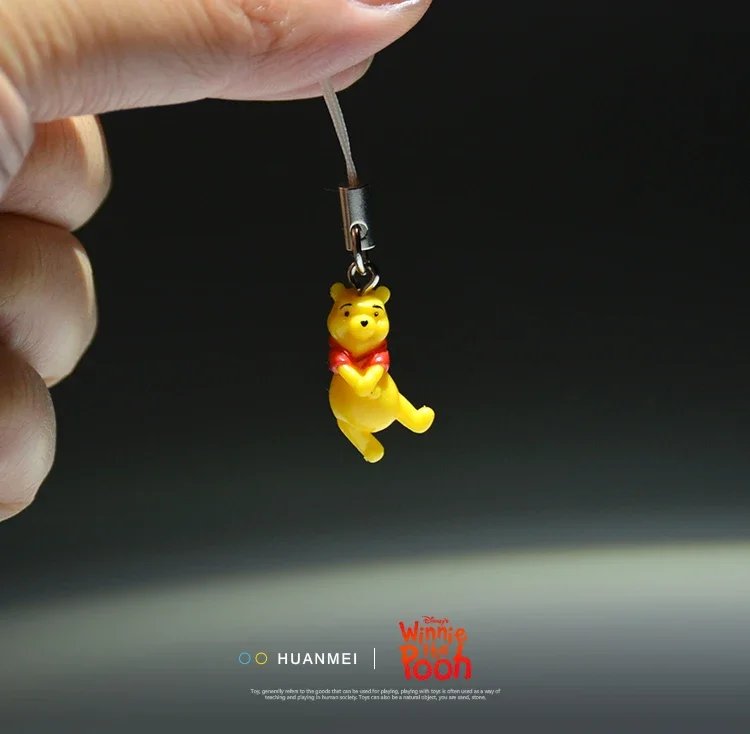 Confezione sfusa Winnie The Pooh Chiave Bage Ciondolo Modello Giocattolo Mini Ornamento Action Figure Anime Regalo per bambini