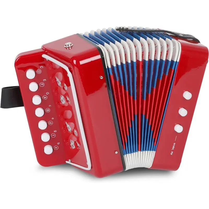 

Детский аккордеон с 10 клавишами, мини-аккордеон для начинающих - AT20