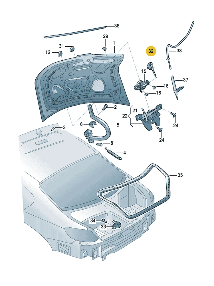 BOICY Trunk Lock Actuator Motor With Plug for VW Jetta Santana Skoda Rapid Spaceback 34D827061B 34D827061A 34D 827 061B