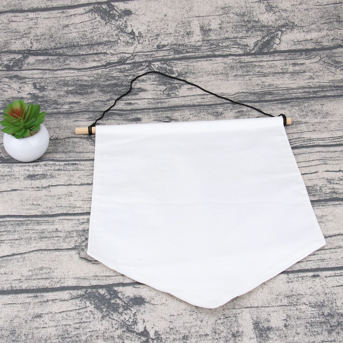 

4Pcs Canvas Display Pennant Banner Plain Flags for Pins Badges Patches Collection Pin Display Canvas