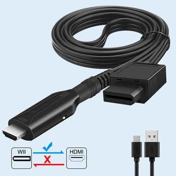 Wii zu HDMI-kompatibler Konverter-Adapter Wii2hdmi-Kabeladapter für Wii zu HDTV-Monitor