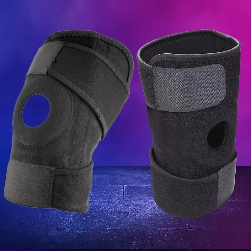Rodillera ajustable y transpirable (sin estabilizadores laterales) – Para entrenamiento físico y alivio del dolor de rodilla