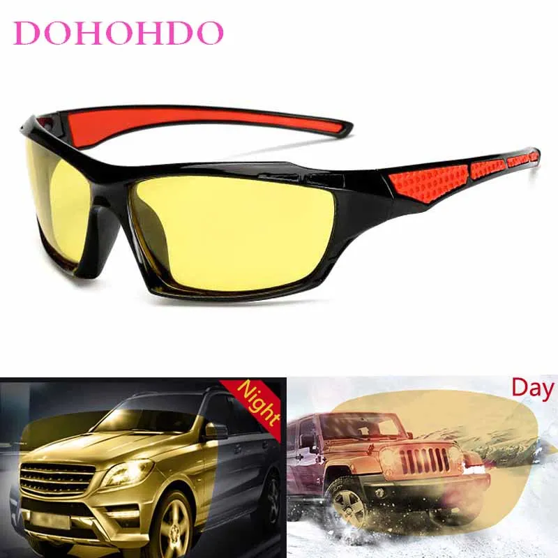 

Polarized Yellow Lens Protection Night Goggles For Driver Anti-Glare Night Vision Glasses For Headlight Driving Sunglasses UV400