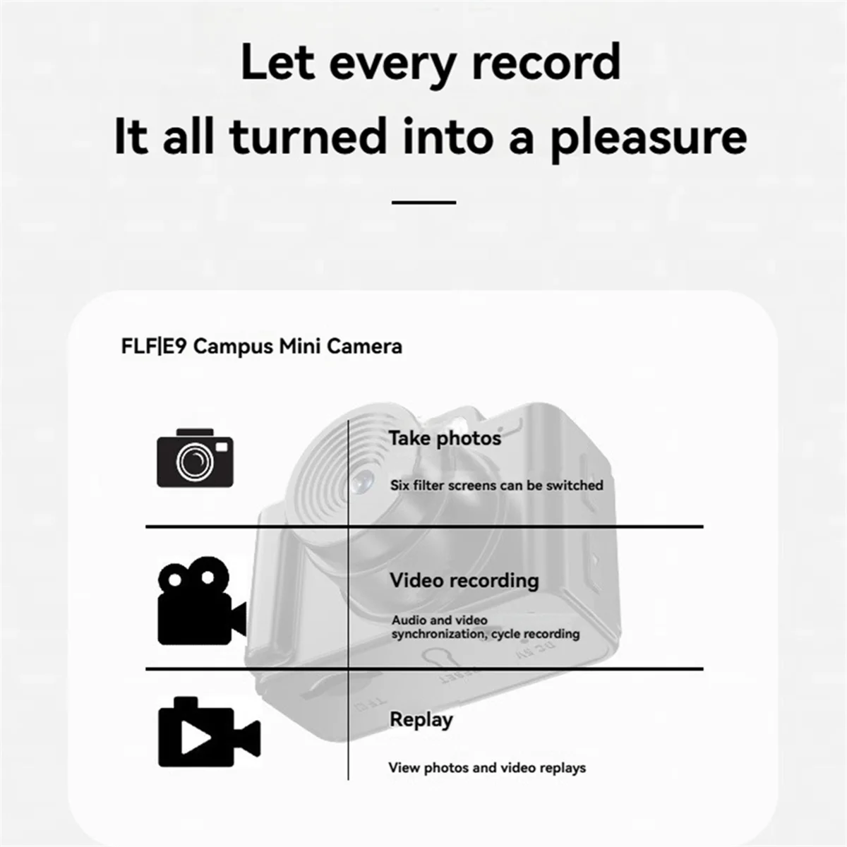 Mini kamera AA98 HD 1080P z ekranem 0,96 cala, lampą błyskową, sportowa, przenośna, retro, ultra kompaktowa, mała kamera wideo.