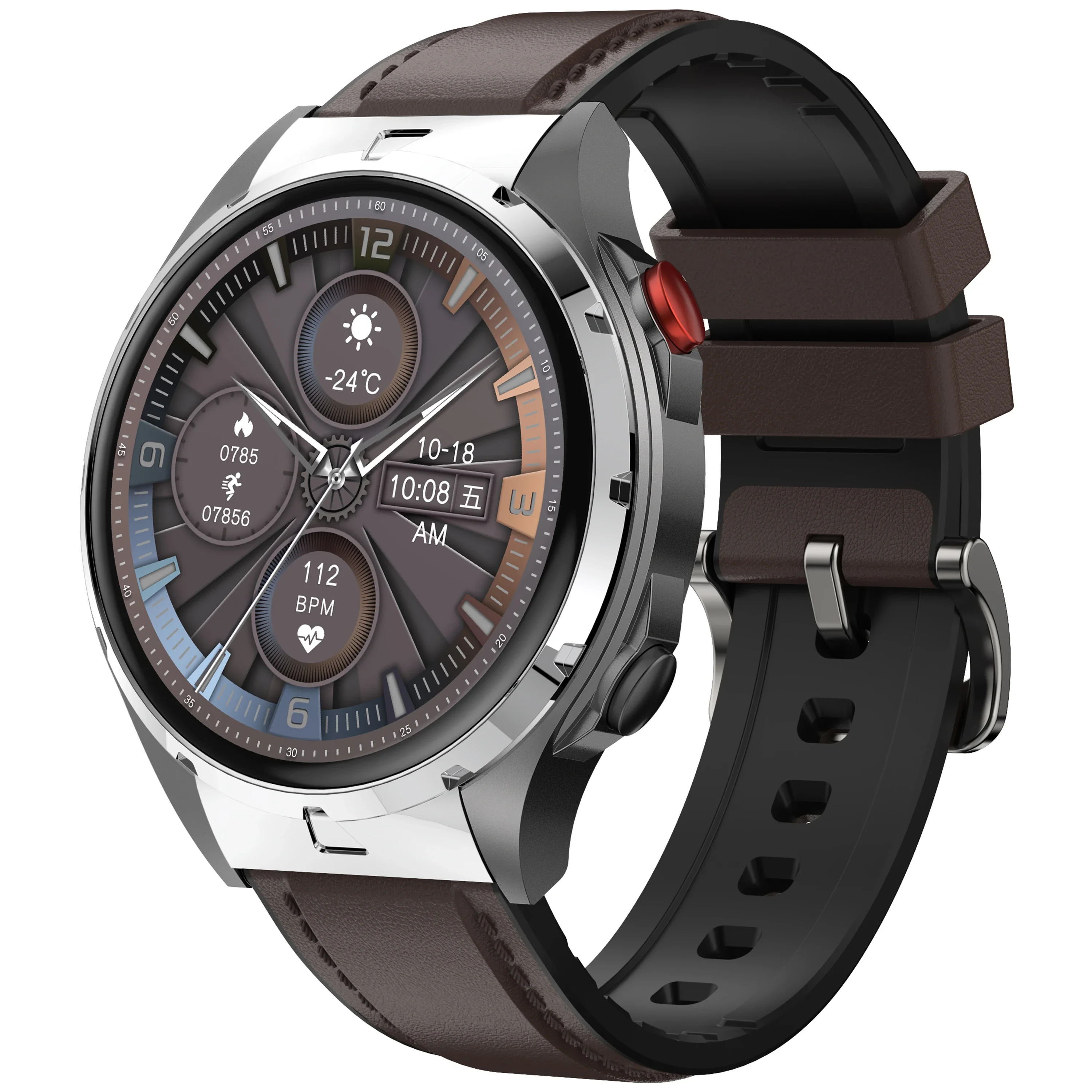 VALDUS 1,43 Zoll AMOLED-Bildschirm Dual Bluetooth Chip Call Smartwatch unterstützt NFC Stress Test VS47 PRO Fashion Smart Watch