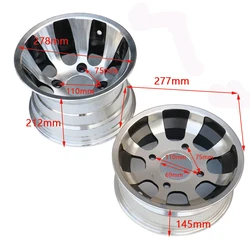 10-inch Aluminum Alloy Front and Rear Wheels for Four-wheel Vehicles, ATV, Go-karts, 10-inch Tires22/20X10-10 23/21X7-10