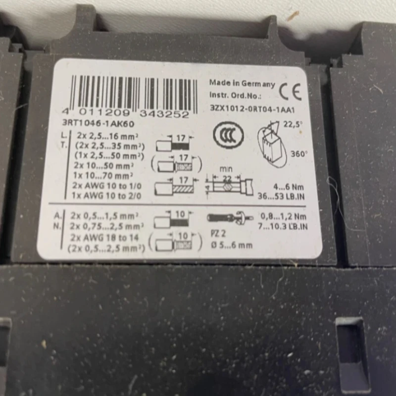 Brand New Original 3RT1046-1AK60 110V 45KW NEW IN STOCK Fast Delivery