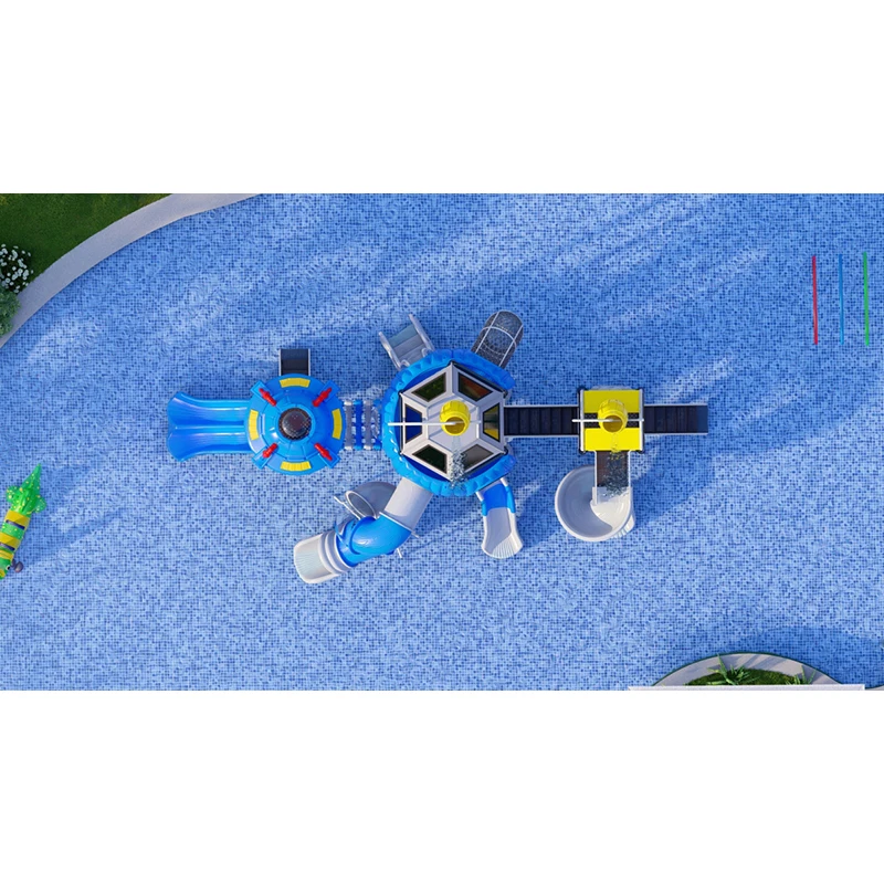 Water slide for Swimming pool  Outdoor  Large  Amusement  Playground  Equipment