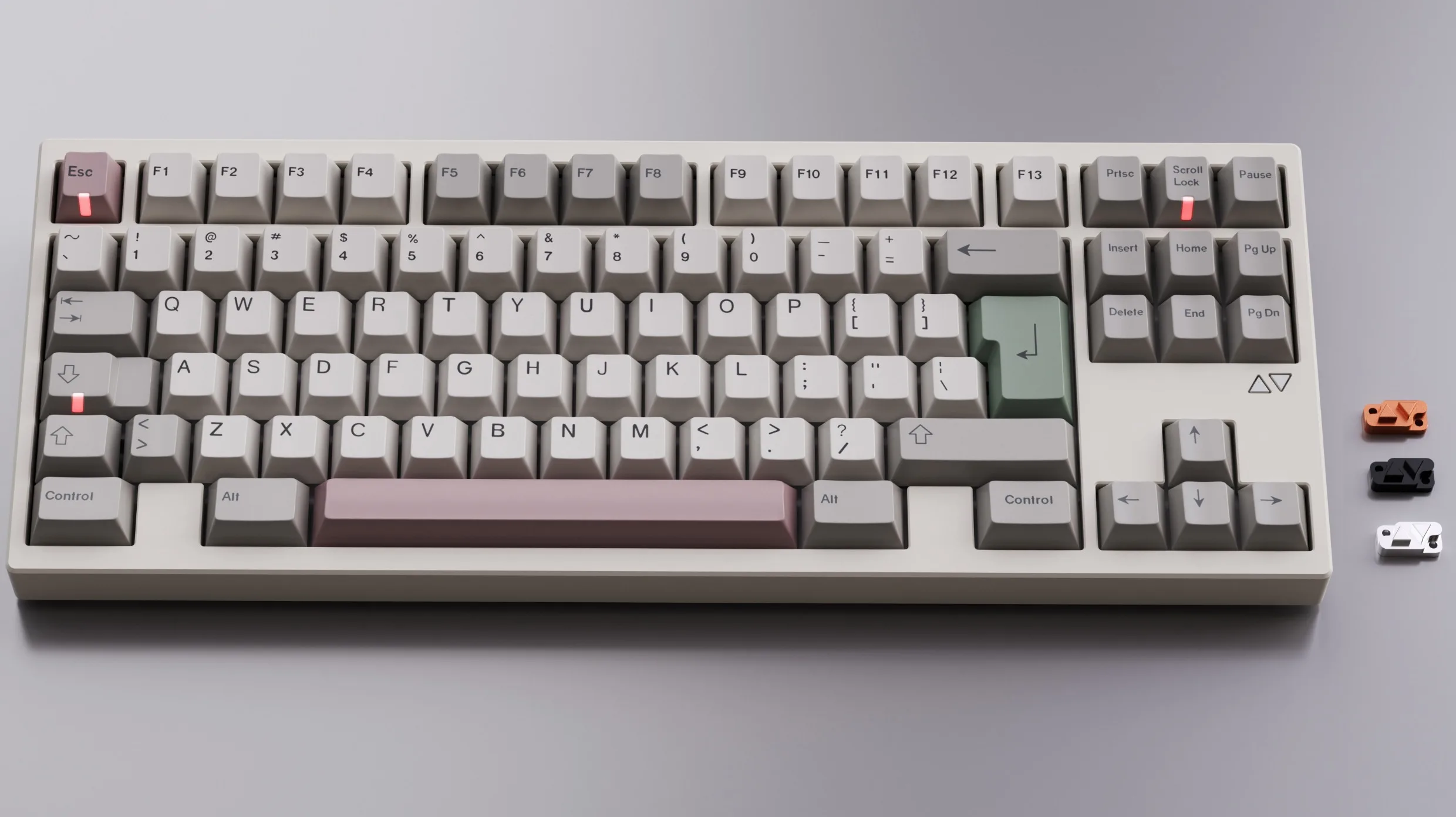 Originale LUMINKEY 80 accessori 9009 Caps Lock Light Indicator badge per tastiera