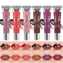 6 colori Matte Peel Off Liquid Lipstick Long Lasting Waterproof Lip Gloss Mask Moisturizer Tear Pull Lip Lint trucco cosmetico