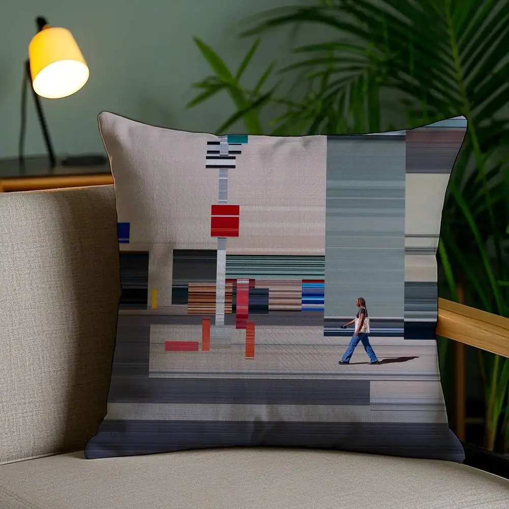 Abstract World Premium Printing Pillow Case Anti-dustmite Invisible Zipper Sofa Bed