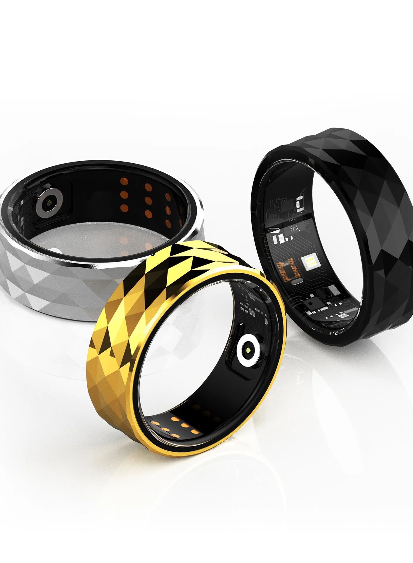 Smart jewelry Intelligent Ring for Men and Women Blood Oxygen Heart Rate Health Monitorin Waterproof Bluetooth Smart Ring gift