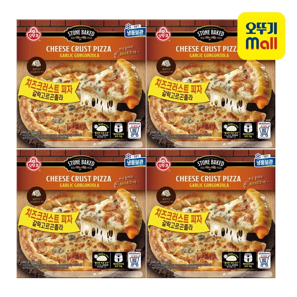 OTOKI Garlic Gorgonzola Cheese Crust Pizza 460g X 4ea