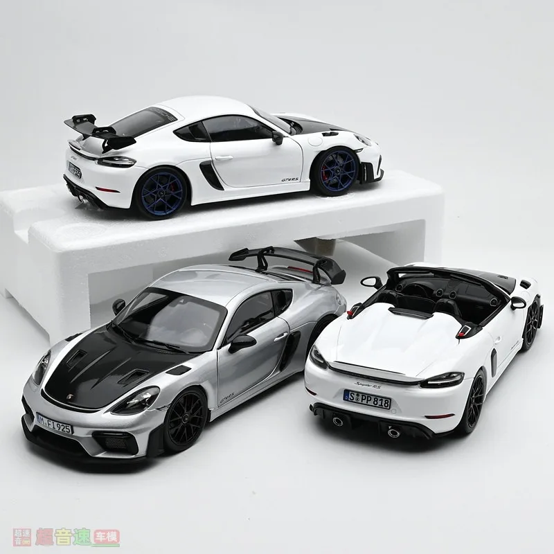 Modelo de Auto de Aleación Porsche Cayman GT4 718 a Escala 1:18 de Diecast Norev