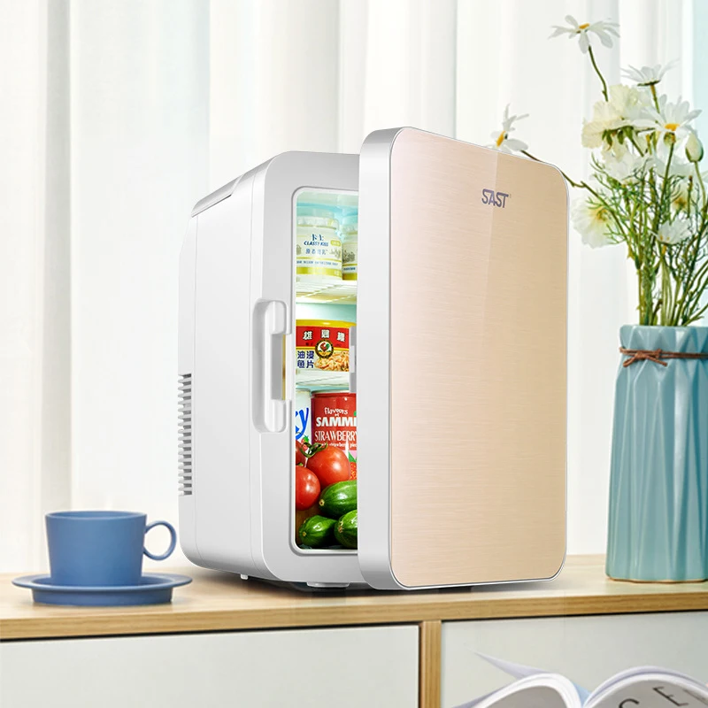 12L car refrigerator refrigeration household dormitory office car home dual-use portable mini small refrigerator