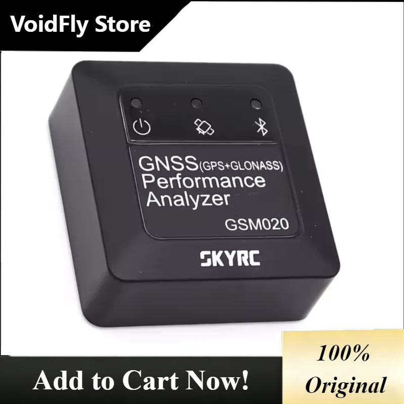 VoidFly SKYRC GSM020 GNSS Performance Analyzer Power Bluetooth APP GPS Speed Meter For RC Car Helicopter FPV Drone