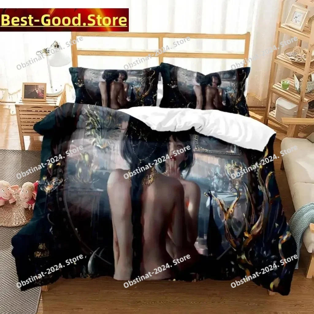 

Sexy Beauty Charm Soft And Comfortable Comforter Bedding Sets Quilt Cover And Pillowcase Complete Size Customizable