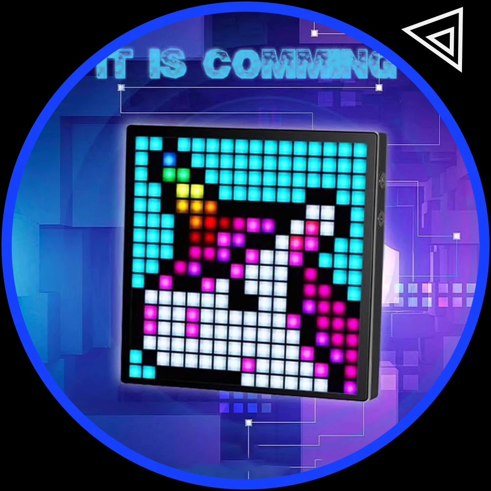 Diy Pixel Screen Custom Electronic Pixel Screen Boyfriend Husband Creative E-sports Atmosphere Game Player Table for Birthday