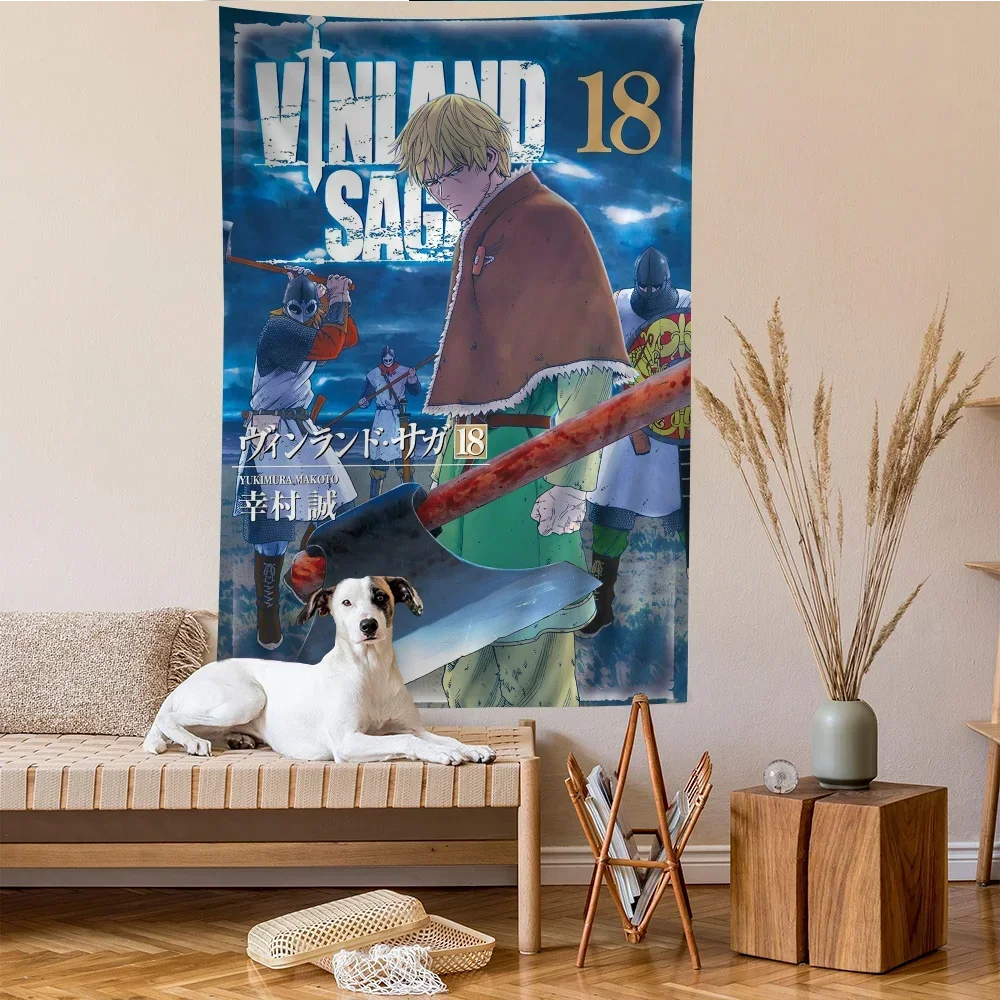 Vinland Saga Anime Tapestry, Cool Manga Wall Art, Tarot Hippie