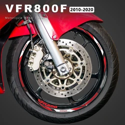 Motorcycle Wheel Sticker 17 Inch Wheel Decal Waterproof Rim Tape for Honda VFR 800 Vtec VFR800 VFR800F Accessories 2010-2020