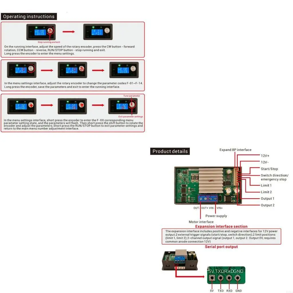 

Forward Reverse Control Driver with Overloads Protections for 12V and 24V Power