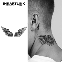 Wing Temporary Tattoo,Lasts To 15 Days New Technology Magic Waterproof Semi Permanent Sticker.