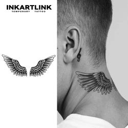 Wing Temporary Tattoo,Lasts To 15 Days New Technology Magic Waterproof Semi Permanent Sticker.