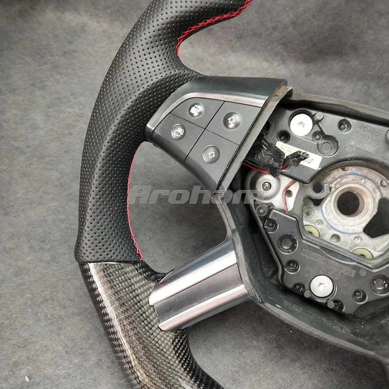 Aroham Customize Carbon Fiber Steering Wheel For Mercedes Benz W164 W245 W251 ML GL B R Class 300 350 400 2006 2007 2008 2009