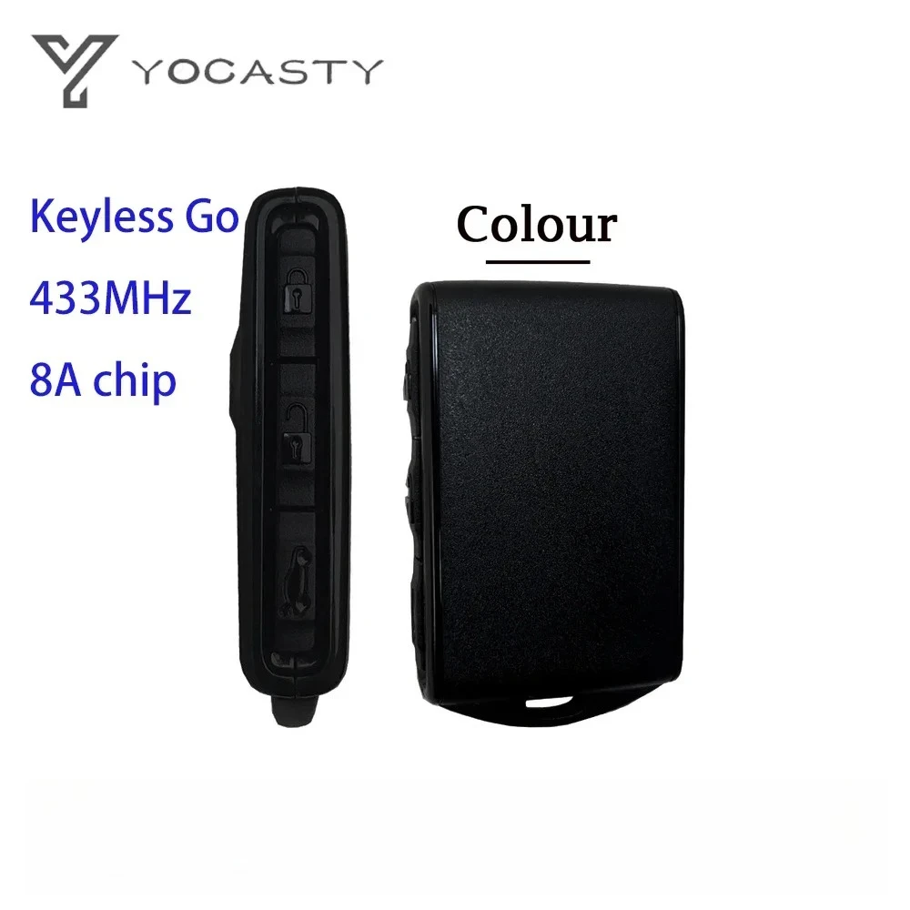 YOCASTY Original  Keyless Entry Smart Car Key For Volvo 2016 2017 2018 2019 2020 S90 S60 S40 XC60 XC90 433Mhz 8A Chip YGOHUF8423
