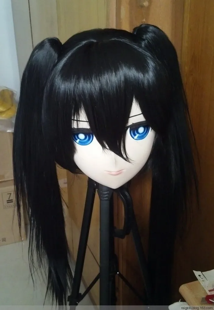 (KM91820)Top Quality Handmade Female Resin Full Head Cosplay Japanese Role Play Anime Kigurumi Mask Crossdresser Doll