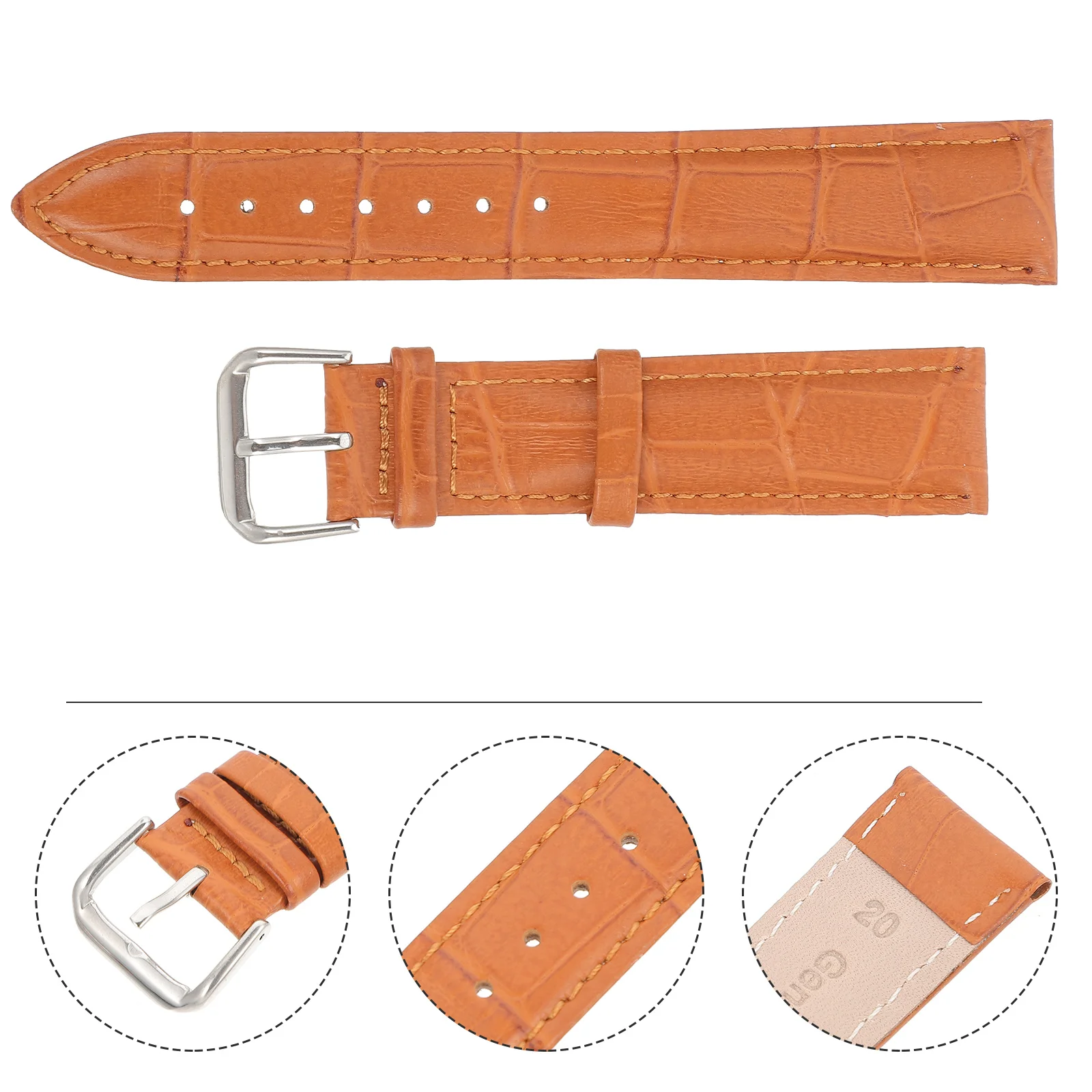 

Watch Band High Quality Smooth Strap Replacement Watchband Comfortable Fit for Most Watches Simple