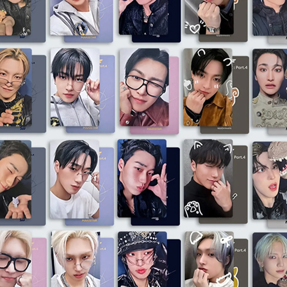 8Pcs/Set ATEEZ New Album GOLDEN HOUR PART 4 Cosplay Photocards MINGI SAN HONG JOONG YUNHO WOOYOUNG JONGHO LOMO Cards Fans Gift