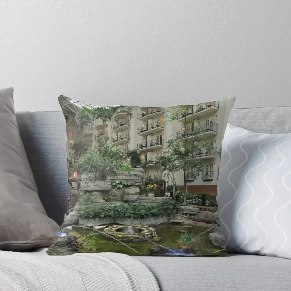 

Gaylord Opryland Hotel - Dancing Water Throw Pillow Cushion Cover Set Sofa Decorative Covers pillow