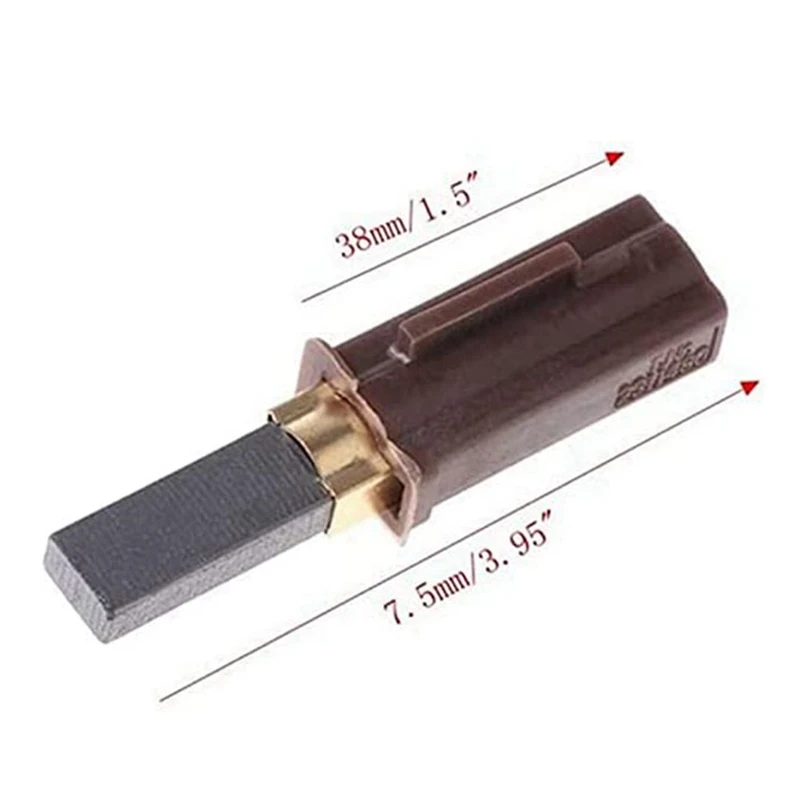 6 قطعة لـ Ametek Lamb محرك فراغ كهربائي فرشاة الكربون رقم الجزء 2311480   33326-1