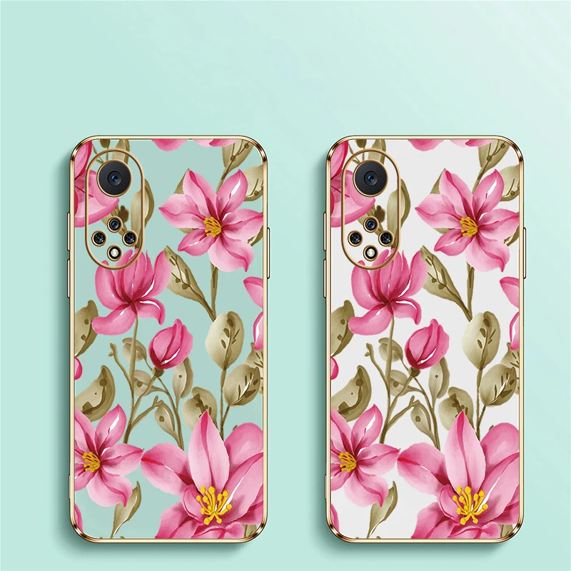 حافظة لهاتف هواوي نوفا 9 Y70 Plus غطاء مطلي مقاوم للصدمات لهاتف نوفا 7i 8i 7 6 SE 3i 4e 5T 5i كابا #6